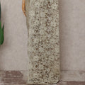 Vanilla Cream Floral French Chantilly Lace Saree