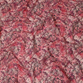 Rose Pink Maroon Abstract Traditional Sudanese Thobe Pure Cotton Voile 4.5 Mtrs Width 140 Cms India-D27806