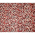 Rust Red Abstract Traditional Sudanese Thobe Pure Cotton Voile 4.5 Mtrs Width 140 Cms India-D27807