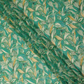 Sea Green Printed Traditional Sudanese Thobe Pure Cotton Voile 4.5 Mtrs Width 140 Cms India-D27816
