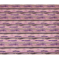 Lavender Purple Striped Printed Viscose Modal Satin Fabric Black And Beige Multitone Line Design Soft Flowing Dress Material 110 Cms Width India-D28022
