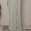 Pastel Iridescent French Chantilly Lace Saree