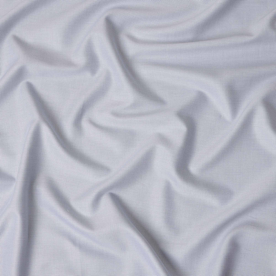 Light Blue Micro Textured Premium Italian 100% Cotton Shirting Fabric 2.0 Mtrs 150 Cms Width Italy-D27835