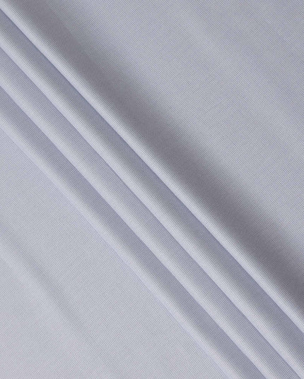 Light Blue Micro Textured Premium Italian 100% Cotton Shirting Fabric 2.0 Mtrs 150 Cms Width Italy-D27835