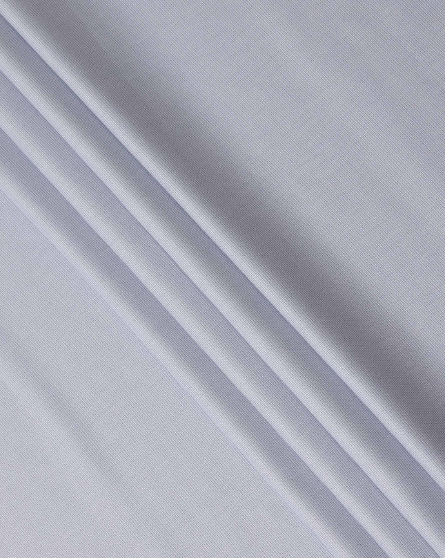 Light Blue Micro Textured Premium Italian 100% Cotton Shirting Fabric 2.0 Mtrs 150 Cms Width Italy-D27835