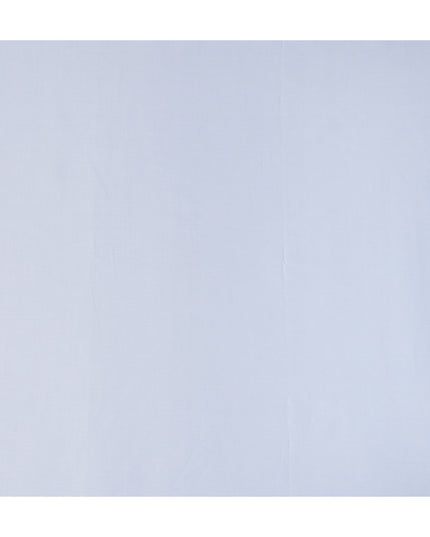 Sky Blue Fine Micro Textured Premium Italian 100% Cotton Shirting Fabric 2.0 Mtrs 150 Cms Width Italy-D27838