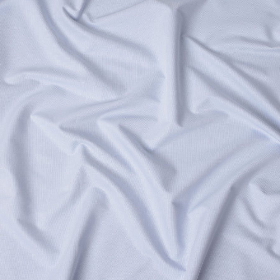 Sky Blue Solid Premium Italian 100% Cotton Shirting Fabric 2.0 Mtrs 150 Cms Width Italy-D27836