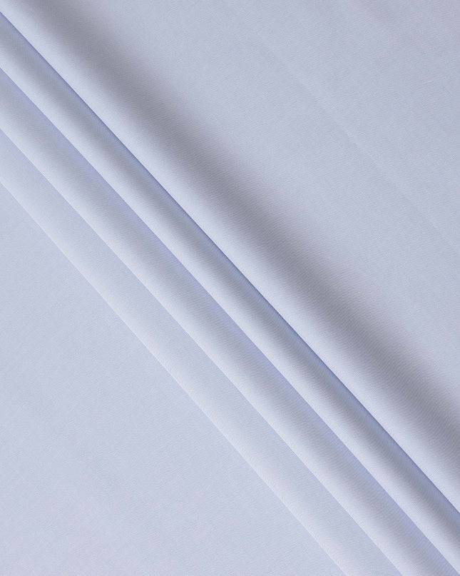 Sky Blue Solid Premium Italian 100% Cotton Shirting Fabric 2.0 Mtrs 150 Cms Width Italy-D27836