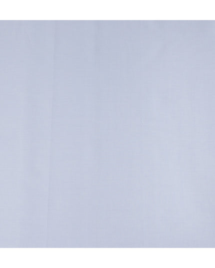 Sky Blue Solid Premium Italian 100% Cotton Shirting Fabric 2.0 Mtrs 150 Cms Width Italy-D27836