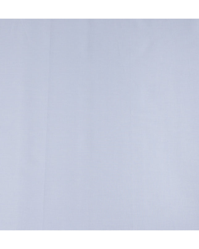 Sky Blue Solid Premium Italian 100% Cotton Shirting Fabric 2.0 Mtrs 150 Cms Width Italy-D27836