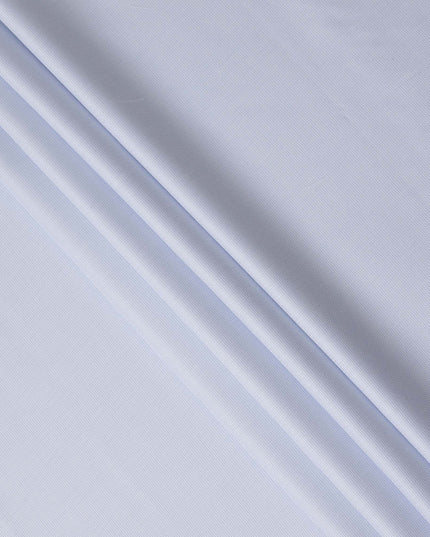 Powder Blue Micro Textured Premium Italian 100% Cotton Shirting Fabric 2.0 Mtrs 150 Cms Width Italy-D27837