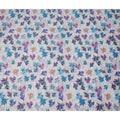 Ivory Multicolor Tropical Leaf Printed Cotton Satin Fabric 110 Cms Width India-D27824 - Regal Fabrics