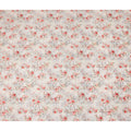 Beige Floral Printed Cotton Satin Fabric 110 Cms Width Soft Smooth Finish Lightweight Dress Material India-D27886 Regal Fabrics