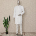 White Chikankari Pure Cotton Kurta Pyjama Set