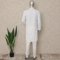 White Chikankari Pure Cotton Kurta Pyjama Set