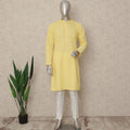 Yellow Cotton Men's Kurta Pajama - D29315