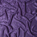 Royal Amethyst Floral Silk Satin Fabric 110cm