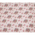 Blush Pink Multicolor Floral Bouquet Printed Pure Silk Crepe Fabric Soft Draping Lightweight Dress Material 110 Cms Width India Origin-D28819 Regal Fabrics