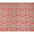 Beige Pink Floral Garden Printed Pure Silk Crepe Fabric Lightweight Soft Draping Dress Material 110 Cms Width India Origin-D28803 Regal Fabrics