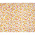 Cream Yellow Pink Floral Garden Printed Pure Silk Crepe Fabric Lightweight Soft Draping Dress Material 110 Cms Width India Origin-D28804 Regal Fabrics