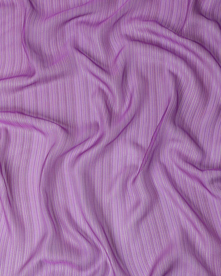 Lavender Purple Silk Garbasaar Piece 2m | Regal Fabrics