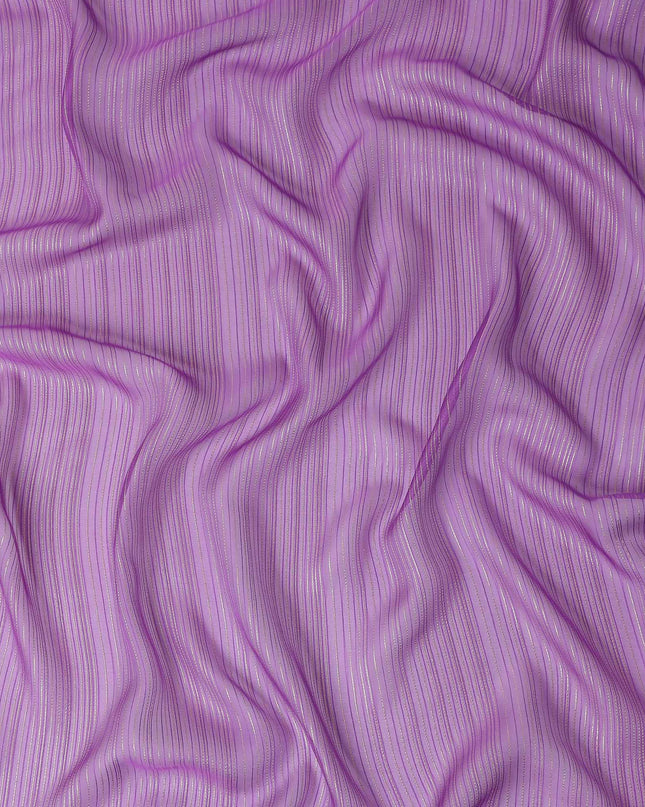Lavender Purple Silk Garbasaar Piece 2m | Regal Fabrics
