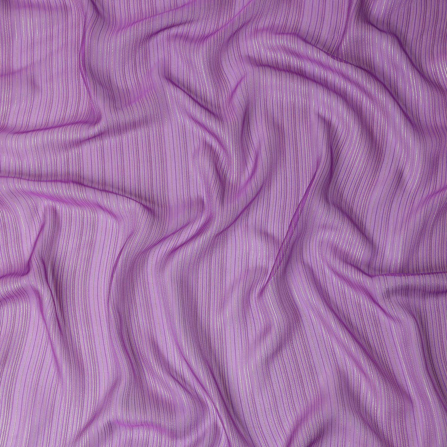 Lavender Purple Silk Garbasaar Piece 2m | Regal Fabrics