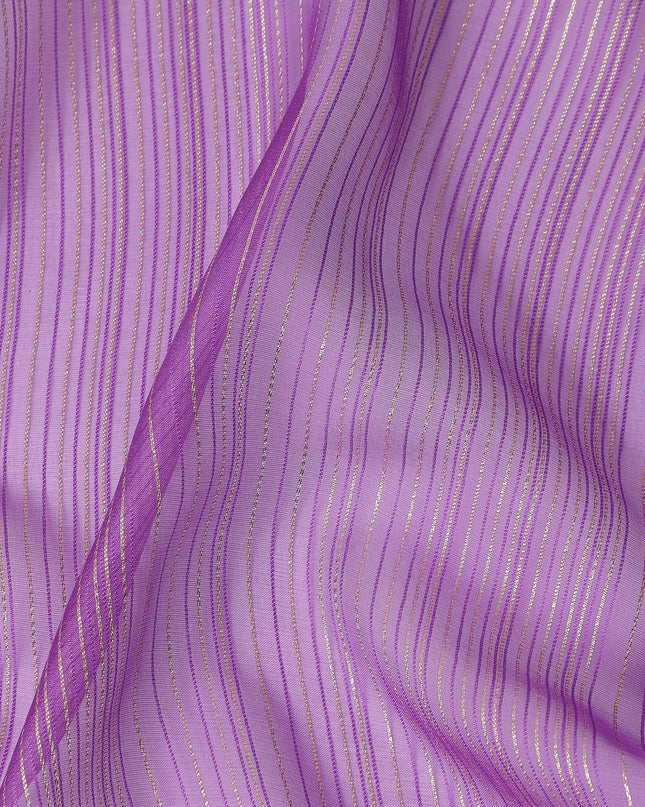 Lavender Purple Silk Garbasaar Piece 2m | Regal Fabrics