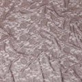 Dusty Rose Floral Sheer Designer Synthetic Lace Fabric Elegant Soft Floral Lace Pattern Fabric 110 Cms Width Indonesia Origin-D28531