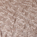 Dusty Rose Floral Designer Synthetic Lace Fabric Elegant Sheer Floral Pattern Soft Lace Material 110 Cms Width Indonesia Origin-D28538