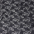 Black Floral Designer Synthetic Lace Fabric Elegant Sheer Floral Pattern Soft Mesh Lace Material 110 Cms Width Indonesia Origin-D28540