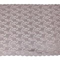 Mauve Taupe Floral Sheer Designer Synthetic Lace Fabric Elegant Soft Floral Lace Pattern Fabric 110 Cms Width Indonesia Origin-D28535