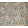 Cream Multicolor Abstract Floral Sketch Print Synthetic Crepe Fabric, 110 Cms Width, Made in India-D28306