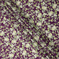 Purple Floral Printed Cotton Lawn Fabric 110 Cms Width Soft Lightweight Breathable Dress Material India-D27949 Regal Fabrics
