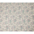 Beige Floral Printed Cotton Satin Fabric 110 Cms Width Soft Smooth Lustrous Dress Material India-D27960 Regal Fabrics