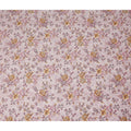Light Pink Floral Printed Cotton Satin Fabric 110 Cms Width Soft Smooth Lustrous Dress Material India-D27950 Regal Fabrics