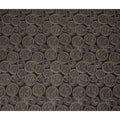 Black Brown Paisley Coin Printed Cotton Satin Fabric 110 Cms Width Smooth Soft Dress Material India-D28077