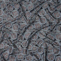 Sky Blue Watercolor Floral Print Cotton Satin Fabric, Elegant Soft Botanical Blossom Pattern Smooth Cotton Satin Material for Apparel Sewing Dressmaking, 110 Cms Width, Made In India-D28455 - Regal Fabrics