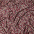 Maroon Paisley Printed Cotton Satin Fabric 110 Cms Width Soft Smooth Lustrous Dress Material India-D27948 Regal Fabrics