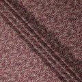 Maroon Paisley Printed Cotton Satin Fabric 110 Cms Width Soft Smooth Lustrous Dress Material India-D27948 Regal Fabrics