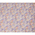 Lavender Multicolor Bird Floral Printed Cotton Satin Fabric 110 Cms Width Smooth Soft Dress Material India-D28069