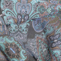 Dark Grey Multicolor Paisley Floral Printed Cotton Voile Fabric Soft Lightweight Breathable Dressmaking Craft Fabric 150 Cms Width Indian Origin-D28630 Regal Fabrics
