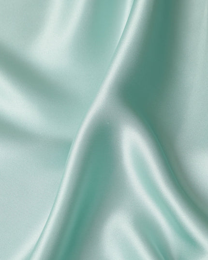 Green Plain Silk Satin Fabric 110cm | Chinese