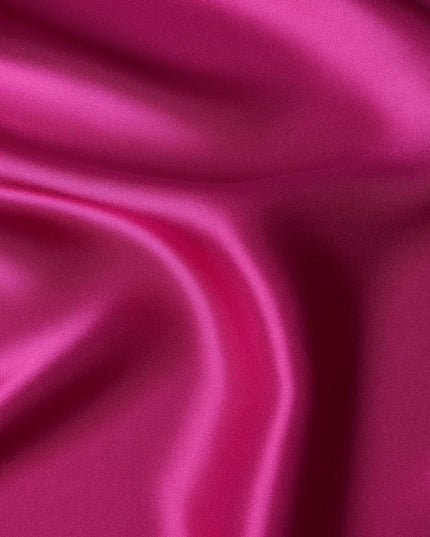 Pink Plain Silk Satin Fabric 110cm | Chinese