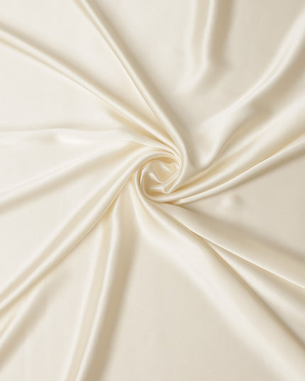 Ivory White Silk Satin Fabric 110cm