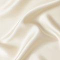 Ivory White Silk Satin Fabric 110cm