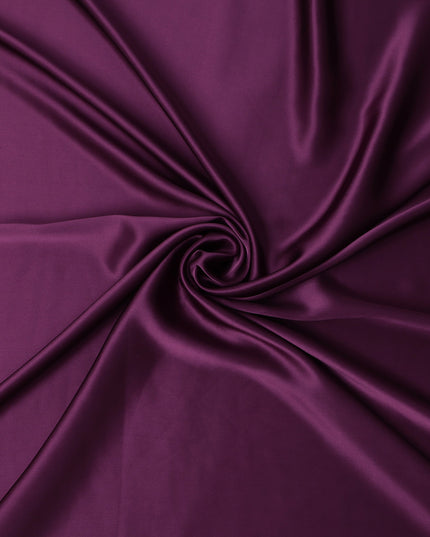 Purple Plain Silk Satin Fabric 110cm | Chinese