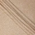 Sandstone Beige Silk Georgette Sequin Fabric 110cm