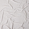 Ivory White Silk Georgette Sequin Fabric 110cm