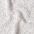 Ivory White Silk Georgette Sequin Fabric 110cm